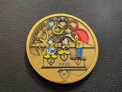 Disney World Disneyland Tokyo Japan Mickey Olympic 2020 Challenge Coin Copper • $12.50