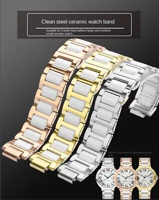 20mm Band Bracelet For Cartier Must-21 Chronoscaph 2424 2824 Autoscaph New • $38.50