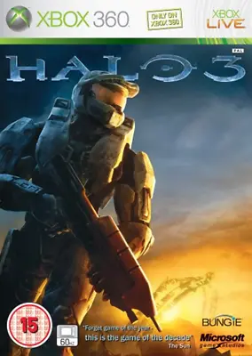 Halo 3 (Microsoft Xbox 360 2007) Video Game Quality Guaranteed Amazing Value • £2.89