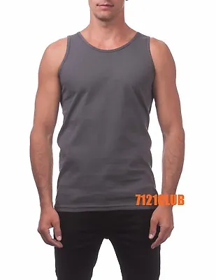Pro Club Tank Top Mens Sleeveless Muscle Shirt Proclub Plain Camo T Shirts S-5xl • $10.95