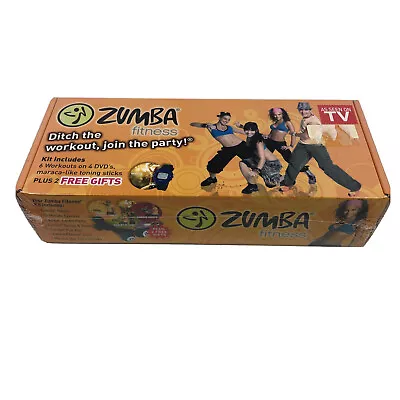 Zumba Fitness Kit 6 Workouts On 4 Dvd's Plus Watch • $44.99