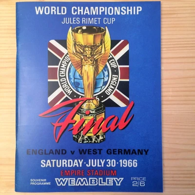 £999.99 • Buy 1966 World Cup Final Programme *(england V West Germany)* (re-print)