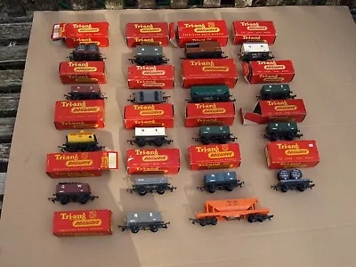 Oo Gauge 18 Boxed  Triang Wagons For Triang Hornby Train Sets Job Lot • £40