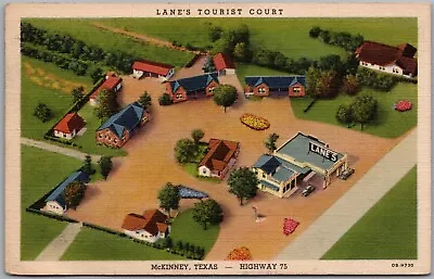 Lane's Tourist Court McKinney Texas Highway 75 Postcard K303 • $4.99