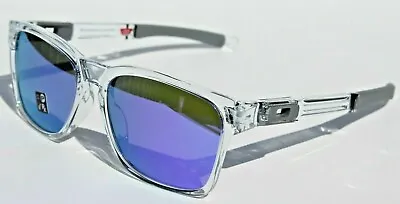 OAKLEY Catalyst Sunglasses Polished Clear/Violet Iridium NEW OO9272-05 • $99.99