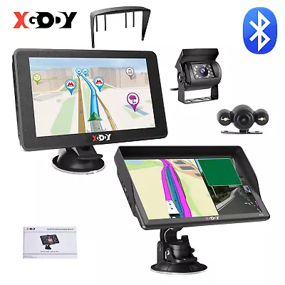 XGODY 7  9'' Bluetooth GPS Navigation Car Navigator Reverse Camera & Free AU Map • $46.99