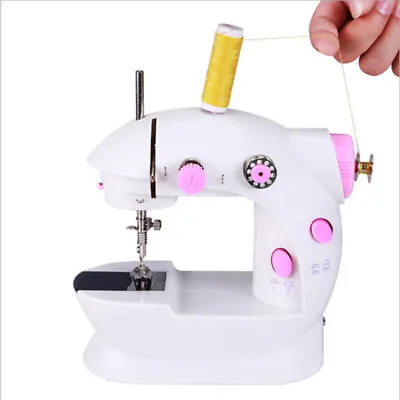 Electric Sewing Machine Portable Mini Multi Function Desktop Tailor Household UK • £13.99