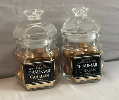 (2) SHALIMAR GUERLAIN Soothing  Bath Oil Beads 1 SEALED Other Almost Full • $75