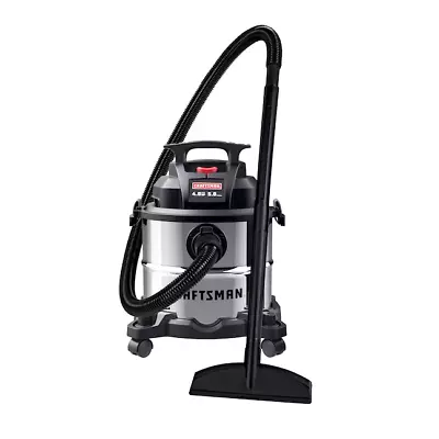 CRAFTSMAN 5-Gallons 4-HP Corded  Wet/Dry Shop Vacuum With Accessories Included • $85.99