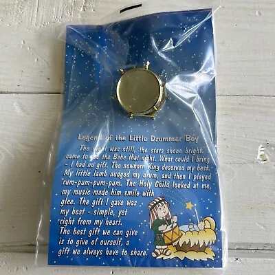 Legend Of The Little Drummer Boy Ornament Gold Vintage • $6