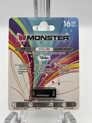 Monster Digital 16GB USB 2.0 High Speed Flash Drive  Storage Games Music Movies • $8.24