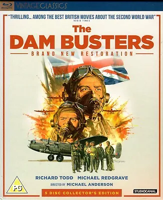 The Dam Busters (1954) -  Collectors Edition 5 Disc Bluray & DVD Set Rare & OOP • £45