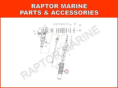 Rubber Handle For YAMAHA 4 Stroke 4/5/6HP Outboard PN 6EE-G2177-00 • $14.80