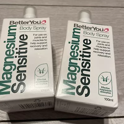 £8 • Buy Better You Magnesium Oil Spray  Muscles Joint Recovery  Relaxation 2x100ml