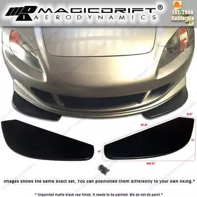 For 13 14 Ford Focus ST Rear Bumper Lips Side Spoiler Splitter Polyurethane MK3 • $36.99