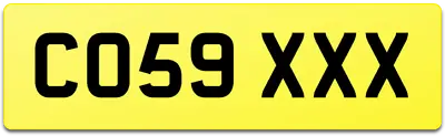 Cheap Cox Private Car Reg Number Plate Co59 Xxx Fees Paid - Coxy Coxey Coxie Cx • £399