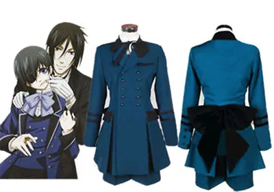 Black Butler Ciel Phantomhive Cosplay Costume Cospaly Full Set Outsite • $29