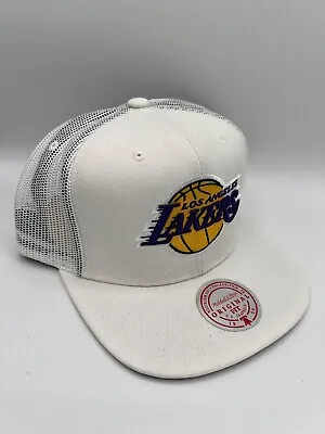 Los Angeles LA Lakers New NBA Basketball Snapback Mesh Hat Cap Mitchell & Ness • $25.99