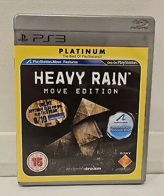 Heavy Rain Move Edition PS3 Sony PlayStation 3 Game PAL + Manual - Free Shipping • $9.88