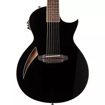 ESP LTD TL7 Thinline Acoustic-Electric Guitar Black • $749