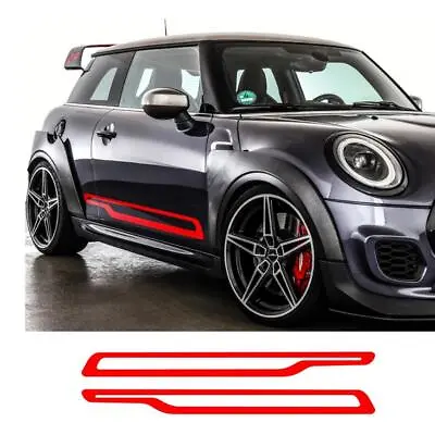 For MINI John Cooper Works Hatch F55 Graphics Side Sticker Fender Stripe Decals • $40.41