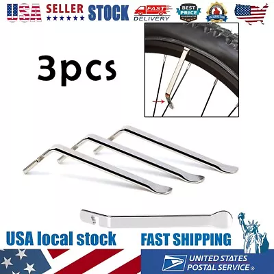 3pcs Motorcycle Tire Iron Lever Spoon Tools Tire Changer Rim Changing Repair • $10.79