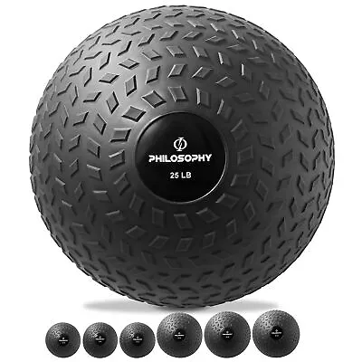 Slam Ball 10-40 LB - Weighted Medicine Fitness Ball With Easy Grip Tread • $34.99