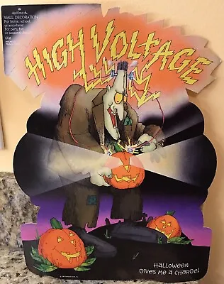 Vintage 1981 Hallmark Halloween FRANKENSTEIN Die Cut Decoration UNUSED 12 Inches • $12