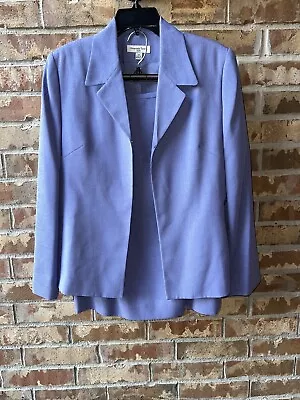 Amanda Smith Purple 2-piece Skirtsuit Size 10 • $25