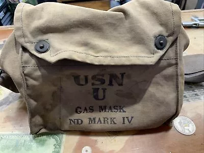 $25 • Buy USN U Gas Mask ND Mark IV Bag Only
