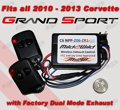 2010-2013 C6 Grand Sport Corvette Mild 2 Wild Exhaust Control - FREE USAShipping • $69.95