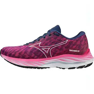 Mizuno Wave Rider 26 Womens Running Shoes - Pink • $71.49