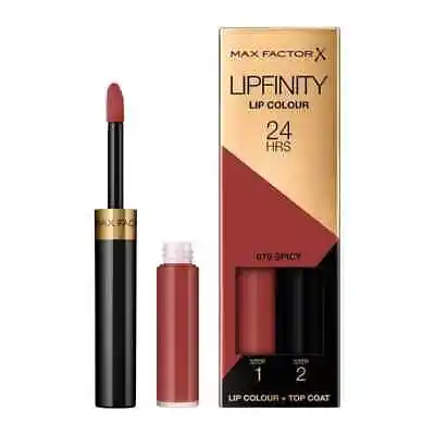 Max Factor X Lipfinity Lip Colour 2 Steps  24H  Choose Shades • £5.90