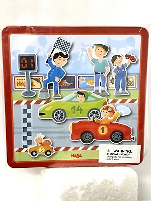 HABA  Preschool EZ519 Race Cars Magnet Toy New • $13.59