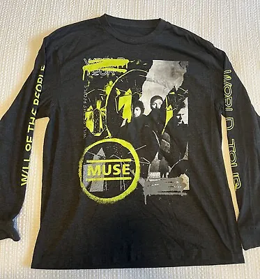 Muse Men’s Large Black Longsleeve Band Shirt Will Of The People 2023 Tour • $20