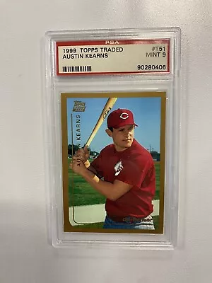 Austin Learns 1999 Topps Traded #T51 RC PSA 9 • $0.99