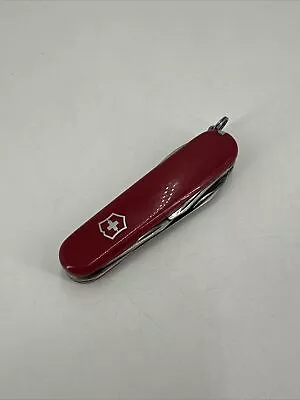 Vintage Red  Victorinox Swiss Army Knife Victoria Officer Suisse • $14.95