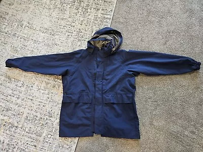 Gortex Parka Jacket Large Regular Men Navy Blue - Military Grade • $149