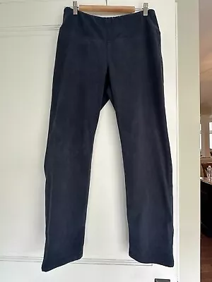 J Jill Wearever Collection Taper Leg Pull On Pants Size M Navy Blue • $9