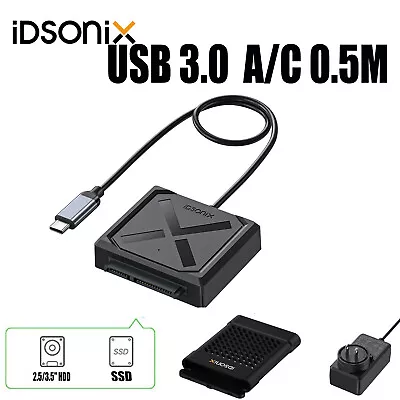 USB 3.0 To SATA Converter External Hard Drive Adapter Kit 2.5 /3.5  Cable • $7.99