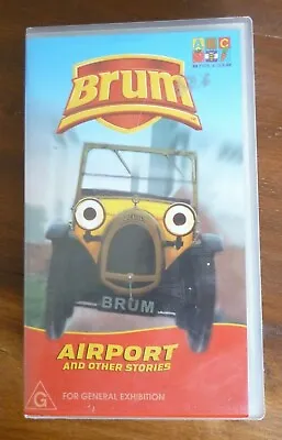 BRUM Airport And Other Stories VHS TAPE - RARE HTF  ABC For KIDS  VGC   • $19.95