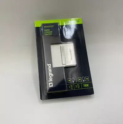 Legrand Adorne ADWR703HW4 Whisper Tru-Universal Dimmer Switch 1Gang 3Way 700Watt • $30