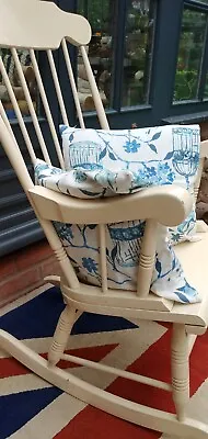 £50 • Buy Vintage Nursery Wooden Rocking Chair Painted Cream Colour 