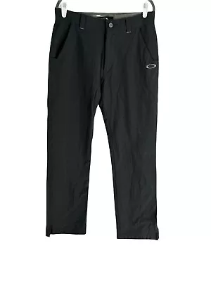 Oakley Black Nylon Golf Athletic Pants Men 32Wx32L • $27.99