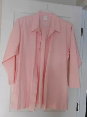 Vintage Pink Mary Kay Consultant Class Jacket Smock Size Med • $54.95
