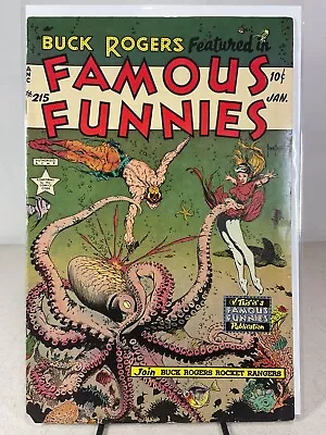 Famous Funnies #215 January 1955 Frank Frazetta High Grade Unicorn • $5999