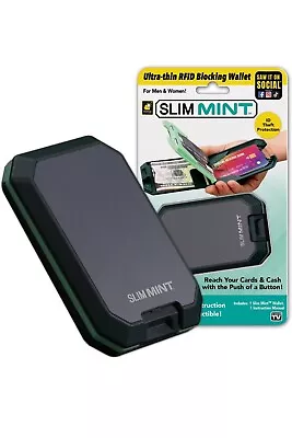 Slim Mint Ultra-Thin RFID-Blocking Wallet AS-SEEN-ON-TV ID Theft Protection • $24.99