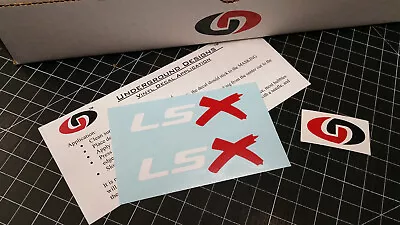 LSX Decals Racing Hood Stickers Fender Emblem Badges LS1 LS6 LS2 LS3 LS7 Colors: • $13.95