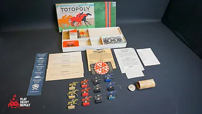 Vintage 1930's Totopoly Horse Racing Board Game Boxed With Original Board • $136.92