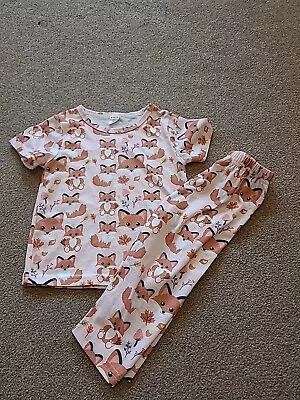 Baby Girls 12-18 Months Shein Fox Pyjamas • £0.99